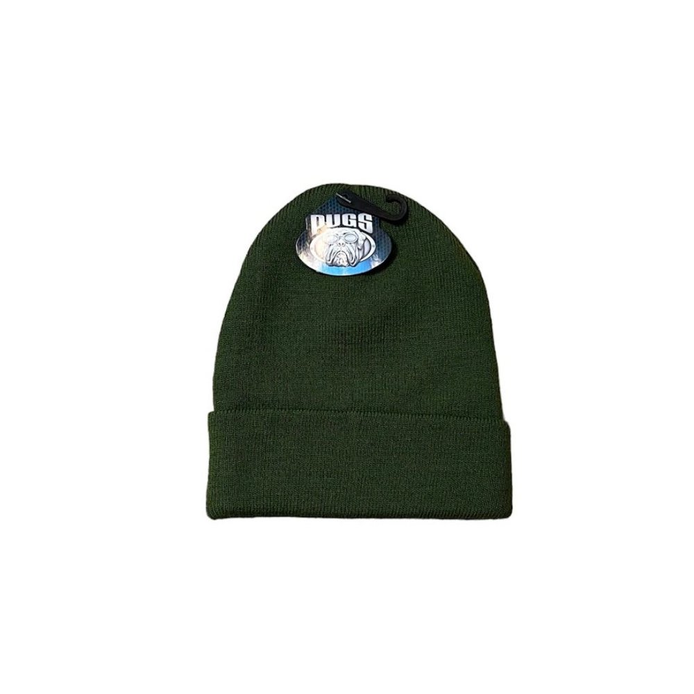 PUGS Green Knit Beanie NWT